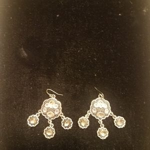 Chandelier modern rhinestone earrings